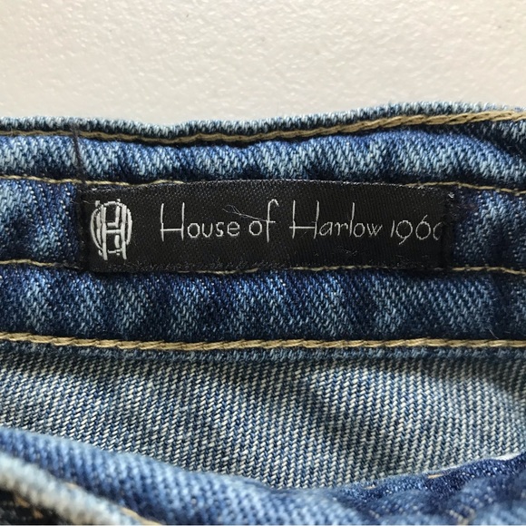 House of Harlow 1960 // NWOT Destroyed Mid-rise Relaxed fit Jeans - Picture 6 of 6